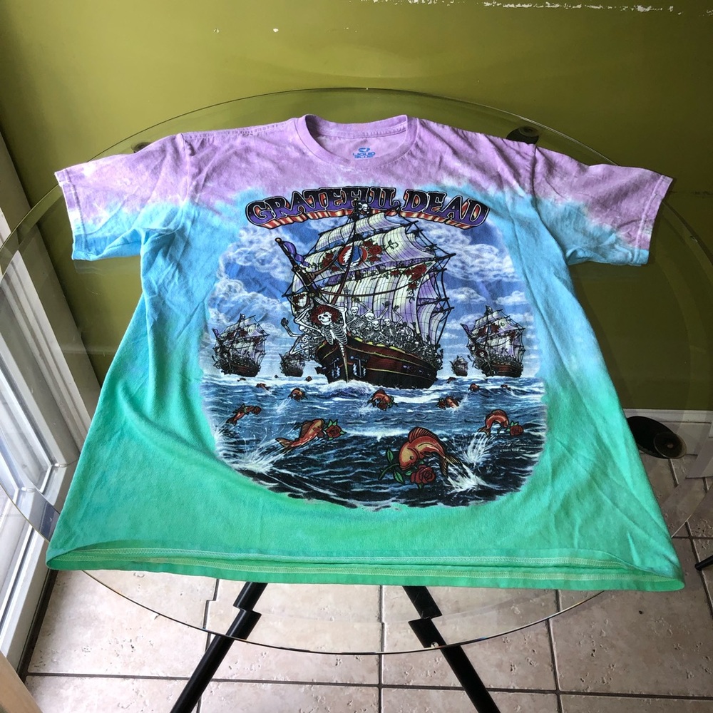 Men's large Grateful Dead tie dye Band t-shirt